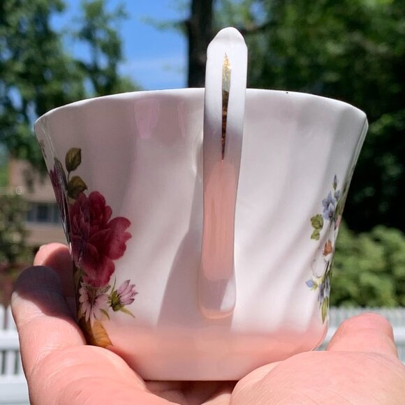 Vintage Royal Sutherland H&M Fine Bone China Teacup and Saucer 2pc Set NWOT - Picture 5 of 13